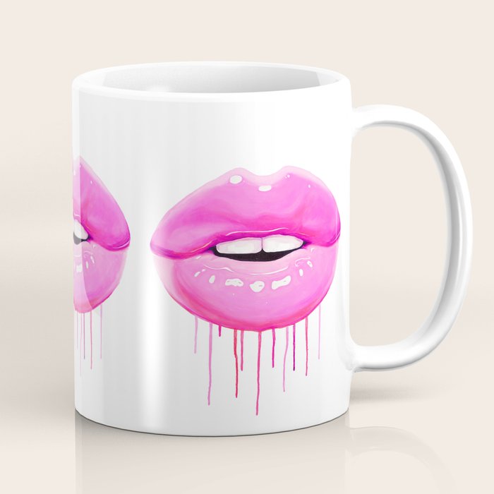 Pink lips Coffee Mug Gallery Image 1