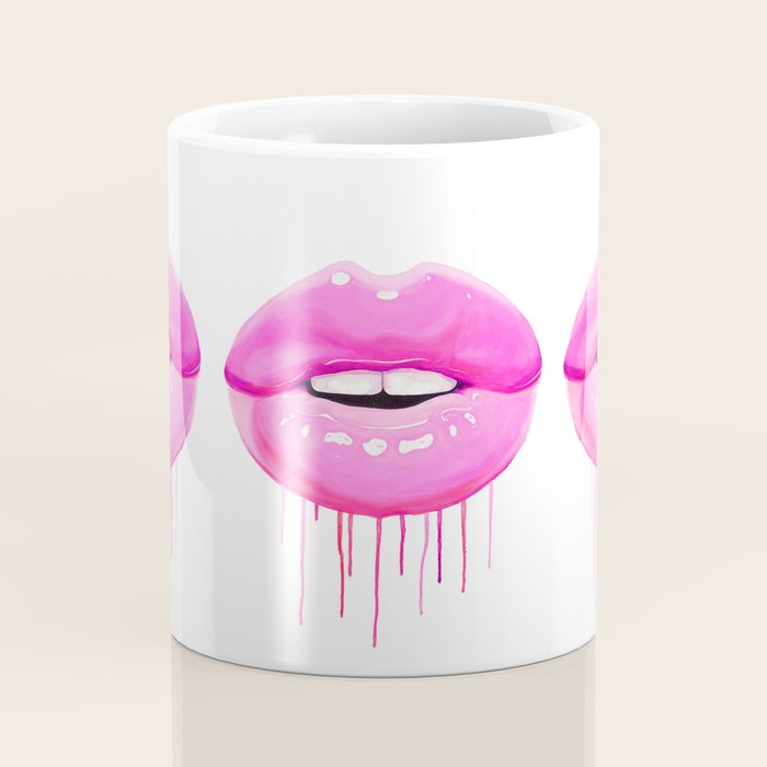 Pink lips Coffee Mug Gallery Image 4