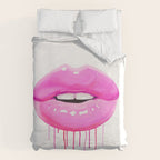 Pink lips Duvet Cover Gallery Image 6