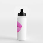 Pink lips Water Bottle Gallery Image 2