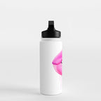 Pink lips Water Bottle Gallery Image 3