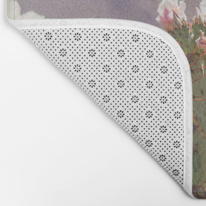 Prickly Pear Blooms I Bath Mat Gallery Image 2