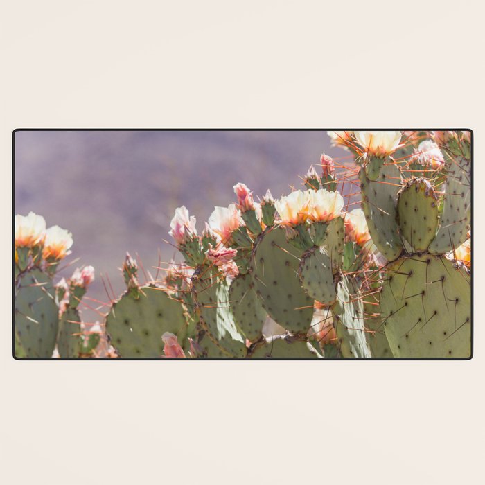 Prickly Pear Blooms I Desk Mat Gallery Image 3