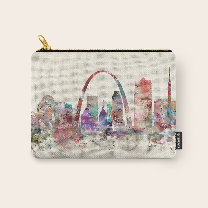 St.louis missouri skyline Carry All Pouch Gallery Image 1