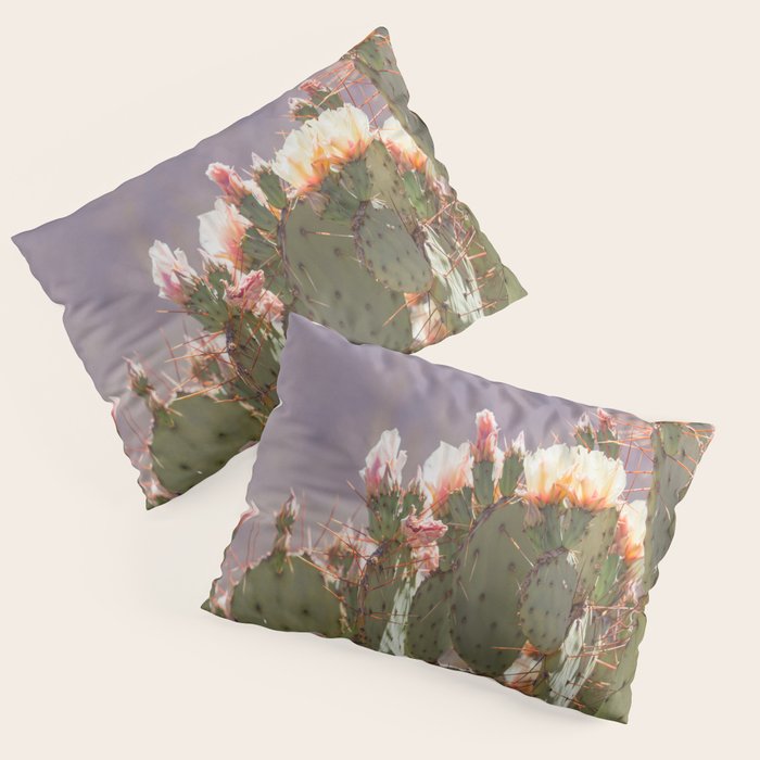 Prickly Pear Blooms I Pillow Sham Gallery Image 1