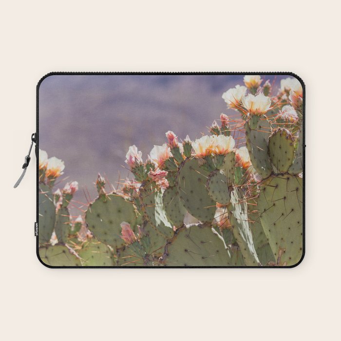 Prickly Pear Blooms I Laptop Sleeve Gallery Image 1