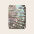 Shimmery Greenish Pink Abalone Mother of Pearl Bath Mat Gallery Image 1