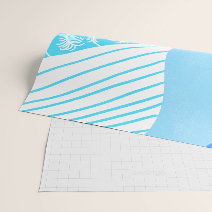 frankie, blue Wrapping Paper Gallery Image 2