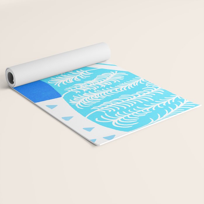 frankie, blue Yoga Mat Gallery Image 2