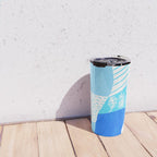 frankie, blue Travel Mug Gallery Image 4