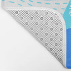 frankie, blue Bath Mat Gallery Image 2
