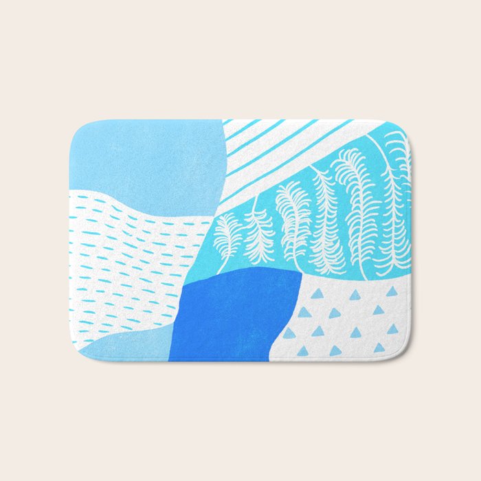 frankie, blue Bath Mat Gallery Image 1
