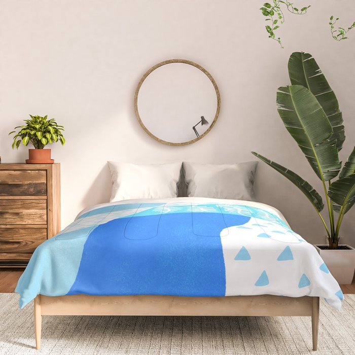 frankie, blue Comforter Gallery Image 3