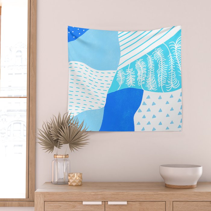 frankie, blue Wall Tapestry Gallery Image 2