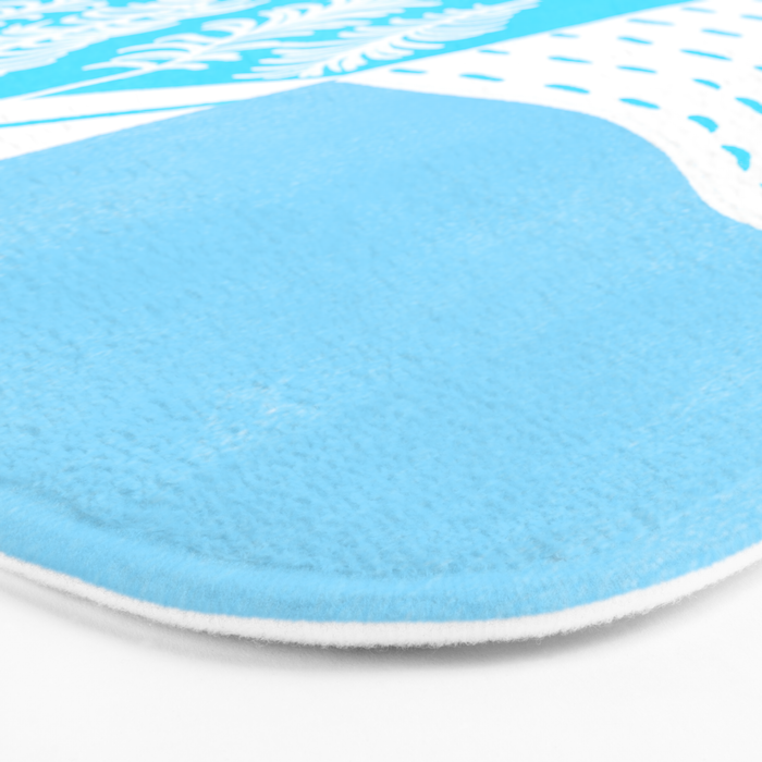 frankie, blue Bath Mat Gallery Image 3
