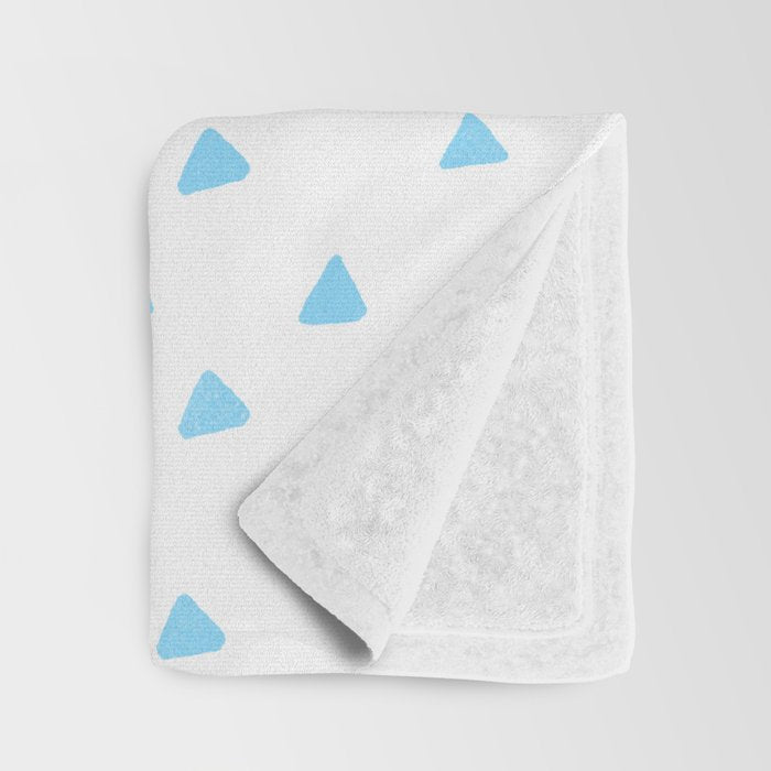 frankie, blue Throw Blanket Gallery Image 3
