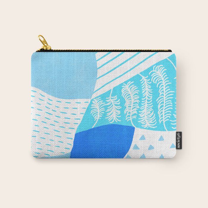 frankie, blue Carry All Pouch Gallery Image 1