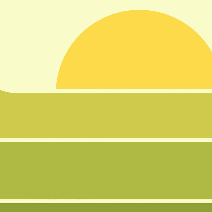 Retro Geometric Sun Set Design 432 Coffee Mug Gallery Image 2