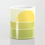 Retro Geometric Sun Set Design 432 Coffee Mug Gallery Image 4