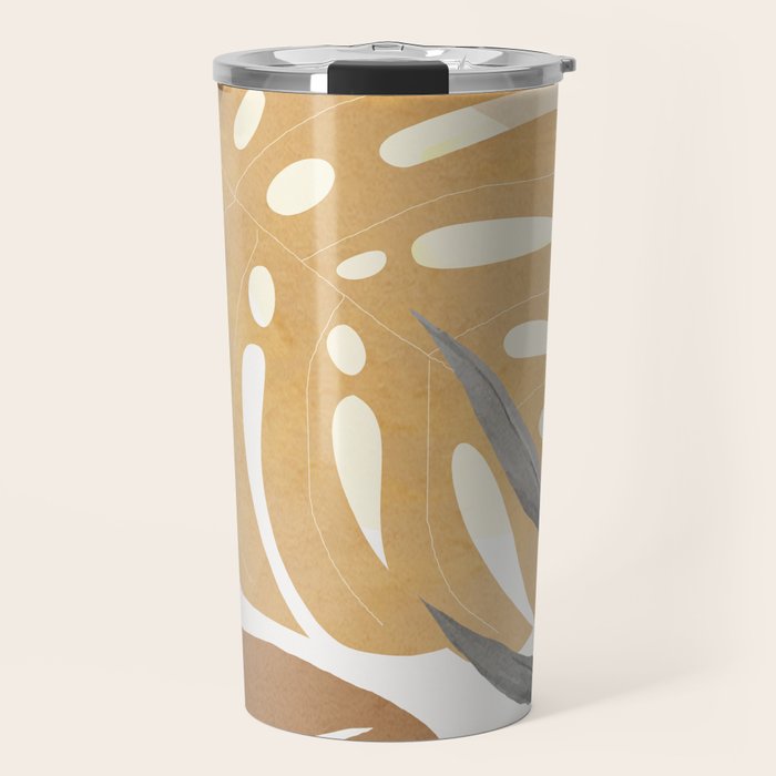 Branches and Leaves Design 03 Travel Mug Gallery Image 1