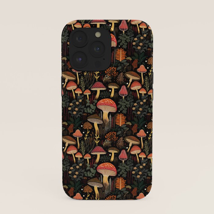 Dark Forest Magic Mushrooms Art iPhone Case Gallery Image 39