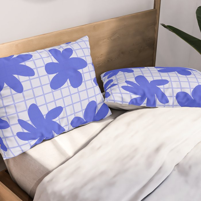 Playful Flowers #2 Pillow Sham Gallery Image 2