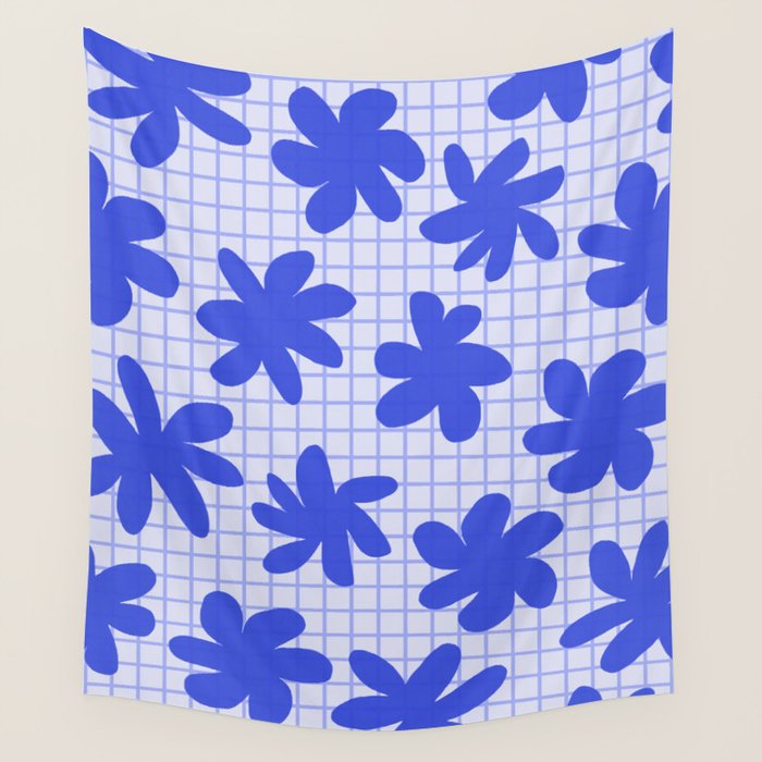Playful Flowers #2 Wall Tapestry Gallery Image 4