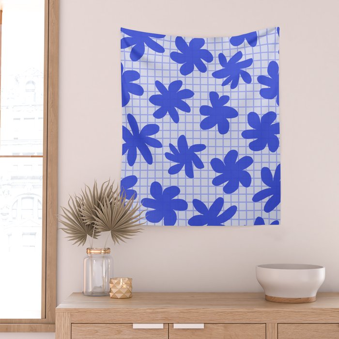 Playful Flowers #2 Wall Tapestry Gallery Image 2