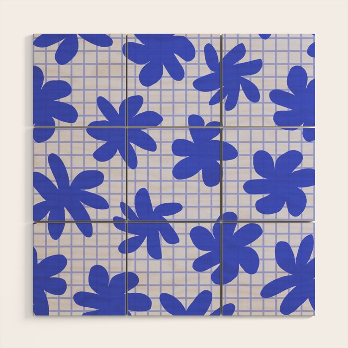 Playful Flowers #2 Wood Wall Art Gallery Image 1