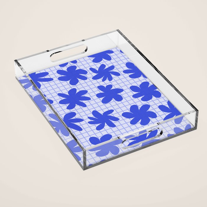 Playful Flowers #2 Acrylic Tray Gallery Image 1