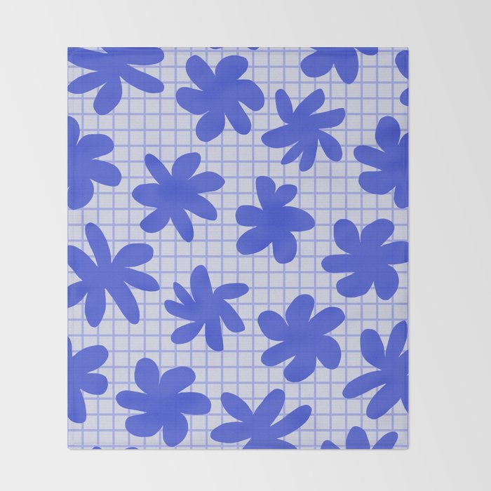 Playful Flowers #2 Throw Blanket Gallery Image 2