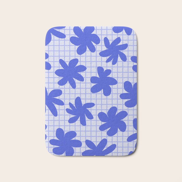 Playful Flowers #2 Bath Mat Gallery Image 1