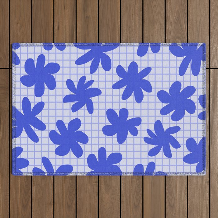 Playful Flowers #2 Outdoor Rug Gallery Image 1