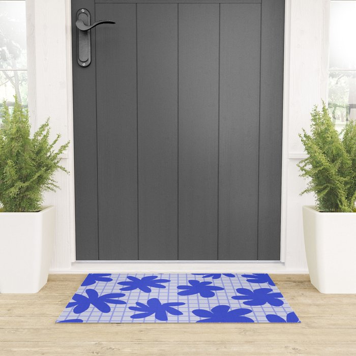 Playful Flowers #2 Welcome Mat Gallery Image 3