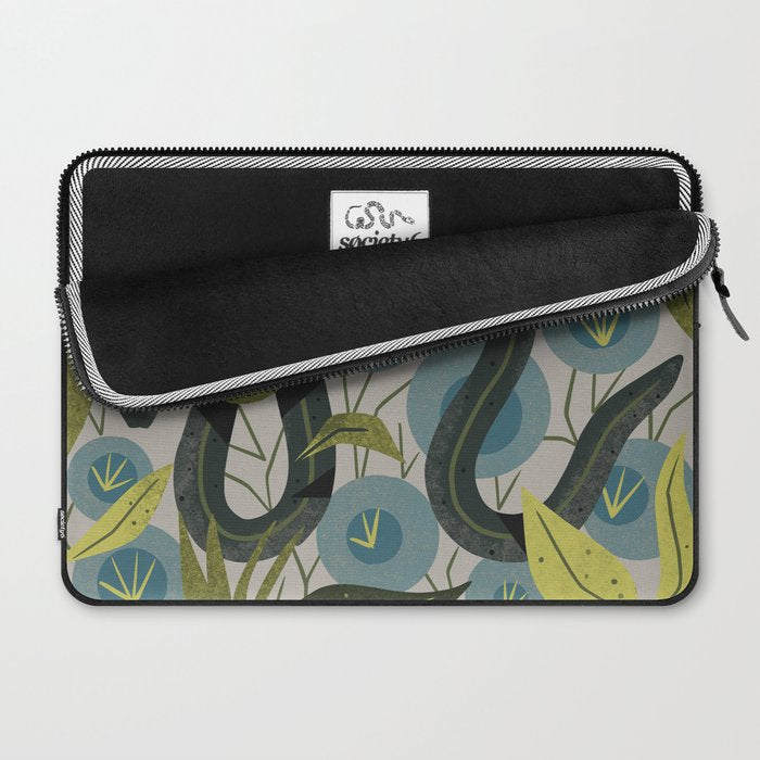 Floral Snake Laptop Sleeve Gallery Image 2