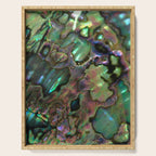 Oil Slick Abalone Mother Of Pearl Serving Tray Gallery Image 1