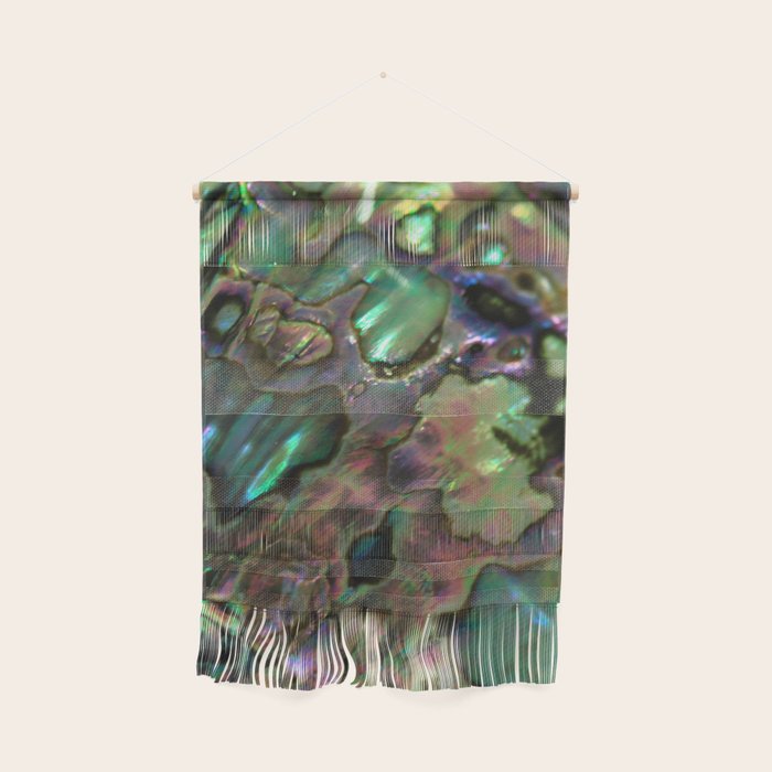 Oil Slick Abalone Mother Of Pearl Wall Hanging Gallery Image 1