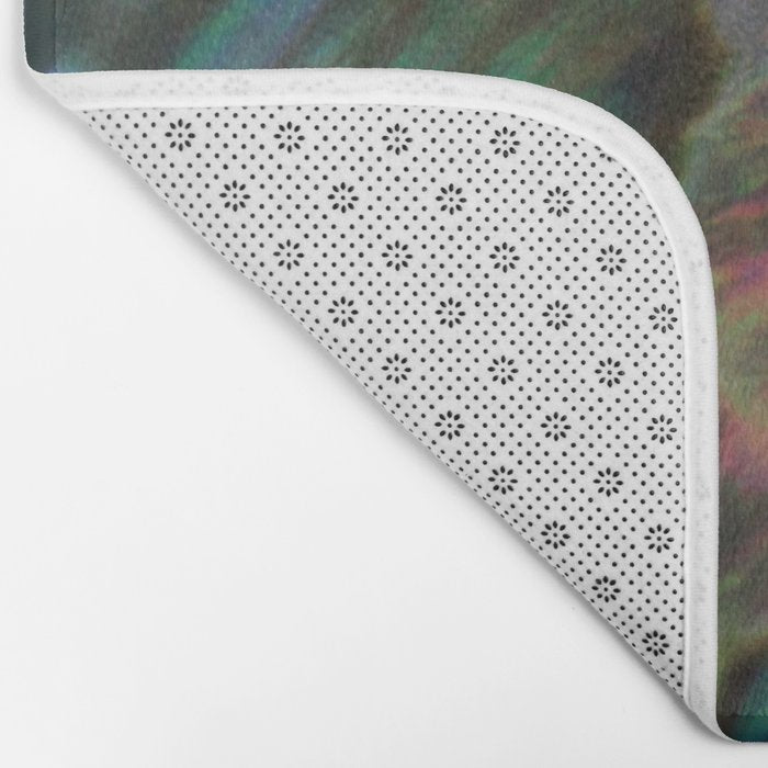 Oil Slick Abalone Mother Of Pearl Bath Mat Gallery Image 2