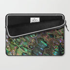 Oil Slick Abalone Mother Of Pearl Laptop Sleeve Gallery Image 2