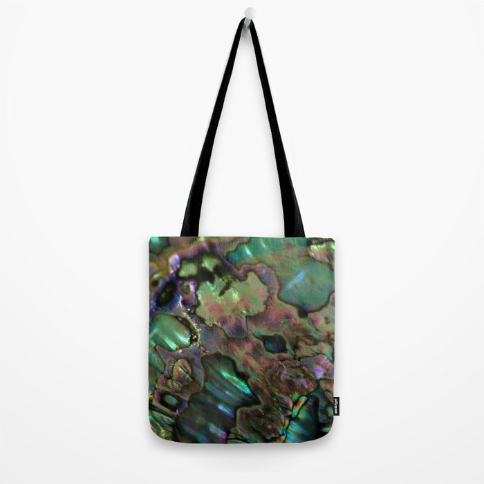 Oil Slick Abalone Mother Of Pearl Tote Bag Gallery Image 2