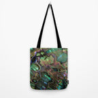 Oil Slick Abalone Mother Of Pearl Tote Bag Gallery Image 2