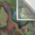 Oil Slick Abalone Mother Of Pearl Wall Tapestry Gallery Image 3
