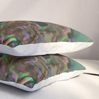 Oil Slick Abalone Mother Of Pearl Pillow Sham Gallery Image 3