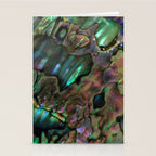 Oil Slick Abalone Mother Of Pearl Stationery Card Gallery Image 2