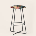 Floral and Flemingo II Pattern Stool Gallery Image 1