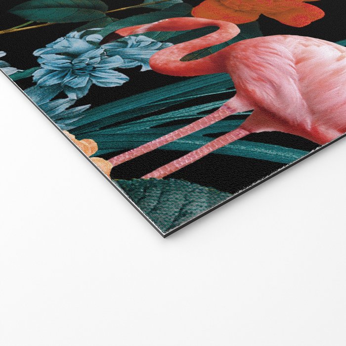 Floral and Flemingo II Pattern Welcome Mat Gallery Image 2