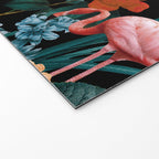 Floral and Flemingo II Pattern Welcome Mat Gallery Image 2