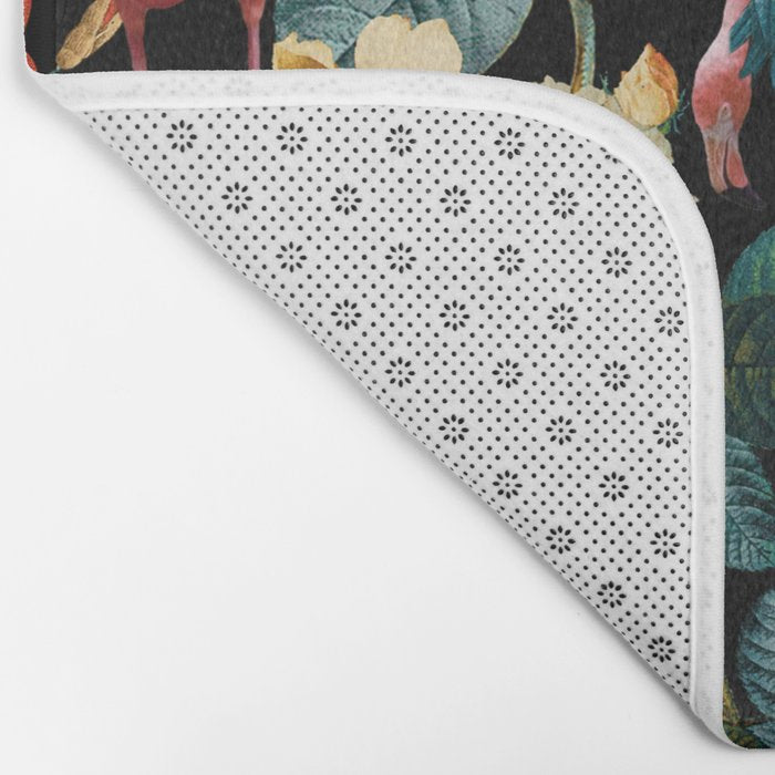 Floral and Flemingo II Pattern Bath Mat Gallery Image 2