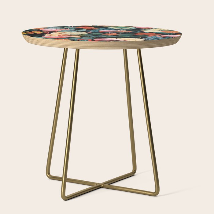 Floral and Flemingo II Pattern Side Table Gallery Image 1