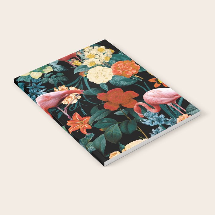 Floral and Flemingo II Pattern Notebook Gallery Image 1